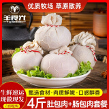 羊食光羊肉生鲜新鲜乳羔羊鲜切法式羊排2斤战斧羊排羊小排生鲜烧烤食材 肚包肉【2斤】+肠包肉【2斤】
