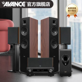 AVANCE丹麦皇冠V2 5.1家庭影院音响套装家庭KTV 杜比全景声电视音响卡拉OK 客厅HIFI音箱 品牌官方店铺 5.1家影套装【进口天龙功放】