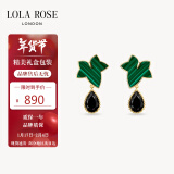 LOLA ROSE罗拉玫瑰常青藤水滴耳钉耳饰耳环新年礼物送女生生日礼物女