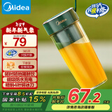 美的（Midea）榨汁杯便携果汁杯搅拌杯小型辅食机电动家用迷你多功能随行杯女生节手持蔬菜榨汁机 LZ4X2-100C