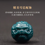 木醉雪巴回纹桶珠面包圈汉堡珠龙扣文玩diy配饰单珠老型珠配饰配件 【木醉专属】盘龙雪巴珠