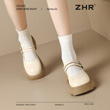 ZHR则则单鞋女2026新款甜美镜面高跟鞋子女厚底玛丽珍鞋JK小皮鞋KN36米37