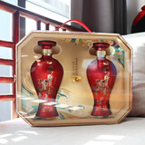 秦凤国粹凤香 陕西生产 凤香型白酒 自饮佳品 节日送礼 52度 500mL 2瓶 礼盒装