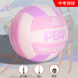 匹克排球比赛体育课专用中小学体考中考训练成儿软硬5号排球白粉紫