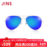 JINS睛姿 太阳镜男墨镜偏光镜开车驾驶镜蛤蟆镜潮流眼镜 MMF15S860 292P 灰色镜面