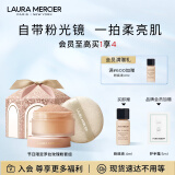 罗拉玛希 （LAURA MERCIER）节日限定罗拉散粉套组-玫瑰粉 (焕颜清透蜜粉 玫瑰粉+粉扑) 29g