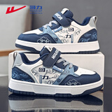 回力（Warrior）童鞋男童板鞋春秋款软底轻便儿童运动鞋WZ(CL)-0980 白/蓝35