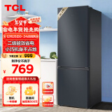 TCL 163升L5双开门二门双温区节能二级能效节能低音养鲜冰箱小型便捷租房迷你冰箱国家补贴R163L5-B