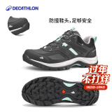 迪卡侬（DECATHLON）徒步鞋户外登山鞋防水防滑运动鞋透气徒步鞋子ODS MH100低帮 女款-蓝灰色（新老款随机发货） 37