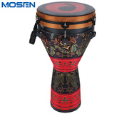 莫森（MOSEN）12英寸专业非洲鼓 碳纤维材料丽江手拍鼓 可调音时尚款 追逐之恋