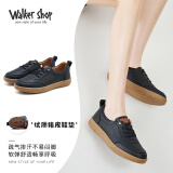 Walker Shop奥卡索复古小白鞋女鞋春夏时尚德训鞋女士运动休闲板鞋女V141001