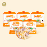 伊威（Eastwes）儿童缤纷蝴蝶面高钙蔬菜营养面未添加食用盐 享电子版婴儿食谱 缤纷蝴蝶面128g*5袋