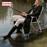 HUNTER雨靴户外露营女鞋惠灵顿经典英伦防水防滑骑士靴女长筒女靴高筒靴 哑光黑色/BLK 36