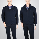 际华三五零一长袖体能服训练服作训服套装男女款户外运动服套装跑步长袖作训服 长袖藏青色体能套装 170/92-96