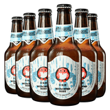 常陆野礻卜猫头鹰白啤酒330ml*6瓶 韩国进口 精酿啤酒 聚会送礼京东自营