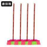 康丽雅 K-2311 木杆塑料单个小扫把 物业学校笤帚清洁扫帚 双层塑料丝硬毛