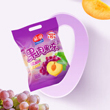 亲亲葡萄黄桃果肉果冻520g果冻0脂肪 儿童零食独立小包装