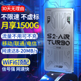 上赞 S2 air turbo随身wifi免插卡移动wifi4g随行无线网卡笔记本电脑车载上网卡 三网通|极速版【网速提升400%】