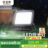 公牛（BULL）LED投光灯庭院灯工地灯园林照明露营灯 IP65防水100W-6500K白光