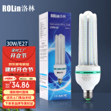 洛林（ROlin）led灯泡节能灯泡 e27大螺口家用商用大功率光源 30W白光