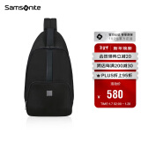 新秀丽（Samsonite）斜挎包精品男包男士单肩包时尚休闲大容量KL5*09005黑色