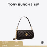 Tory Burch 汤丽柏琦【线上专享】KIRA 小号绗缝翻盖肩背包女包TB 90456 黑色 001 OS