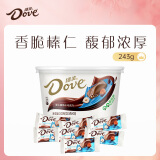 德芙（Dove）榛仁葡萄干巧克力碗装18粒243g休闲儿童零食糖果生日礼物