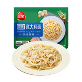 三全面点包子夜宵食品早餐集合 奶香蘑菇微波意面280g