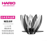 HARIO新品V60睡莲滤杯可拆卸花瓣滤杯手冲咖啡过滤器手冲滤杯黑白睡莲