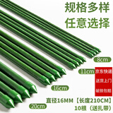 西普顿爬藤架葡萄黄瓜豆角架种菜花支架庭院园艺花卉支撑杆西红柿架 粗16mm长210cm10支 特大