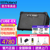 罗兰（Roland）音箱CUBE STREET EX吉他弹唱户外直播内录便携路演舞台演出音响 EX+BETA58A+包+两支架+锂电池