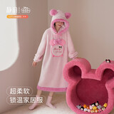 静韵【超柔软】迪士尼米奇睡裙女冬珊瑚绒软棉棉家居服保暖睡衣