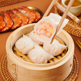 包道水晶虾饺180g 2包 12个手工饺子广式茶点早餐速冻虾饺皇