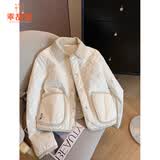 乖甜星韩系时尚轻薄棉服女2026冬季新款小个子夹棉加厚保暖棉衣外套棉服 图片色 （无拉链） S 【建议85-100斤】