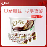 德芙（Dove）丝滑牛奶巧克力分享碗装18粒252g休闲儿童零食糖果生日新年礼物