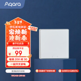 Aqara绿米联创无线开关D1单键 随意贴 已接入米家/HomeKit 白色