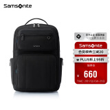 新秀丽（Samsonite）电脑包双肩包商务背包笔记本包休闲都市36B*09019 黑色 16英寸 