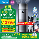 美的（Midea）【九重智控净化】空气净化器加湿一体/除甲醛甲苯/除烟味异味过敏源/宠物吸猫毛消毒机森林家pro