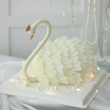 芙瑞多教师节水果生日蛋糕同城配送当日送达儿童双层祝寿送女友老公蛋糕 网红天鹅蛋糕 6英寸