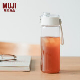 无印良品（MUJI）共聚酯 便携水杯高颜值透明水杯运动水杯 透明 550ml