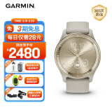 佳明（GARMIN）MoveTrend心率血氧睡眠监测触屏指针式智能运动腕表暖柔沙礼物