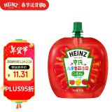 亨氏（Heinz）番茄酱 0添加儿童番茄沙司110g儿童意面披萨宝宝薯条蘸料调味酱