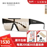 BURBERRY墨镜潮流博柏利方形一片式太阳镜嘻哈明星同款 0BE4291-3001/G-38