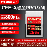 DAJINGYU大鲸鱼cfa卡 CFexpress Type A存储卡 CFE-A索尼相机专用内存卡高速储存卡 适用a1 A7 FX3 FX6 【人气热荐 高性价比】CFE-A黑金款-256G 存储卡