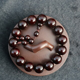 紫辰檀《千年树龄老料》满金星印度小叶紫檀手串文玩佛珠子男女款满天星 满金星紫檀手串15mm15颗弟子珠款