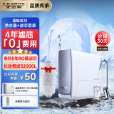 史密斯（A.O.SMITH）【超万人选择】佳尼特净水器家用厨下净水机 直饮机饮水机 专利5年RO膜过滤器蓝鲸1100G CR2700AB1 【滤芯套装】4年滤芯”0“费用
