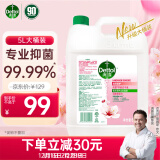 滴露（Dettol）抑菌洗手液滋润5L 大桶装补充装家庭装 消毒杀菌温和护手