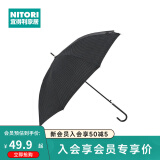 NITORI宜得利家居 外出直杆雨伞手动男女通用雨伞8骨长柄伞60cm 波点