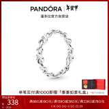 潘多拉（PANDORA）[新年礼物]时刻绳结戒指现代符号梦幻优雅生日礼物送女友