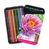 霹雳马（PRISMACOLOR）【教师节礼物】彩色铅笔彩铅笔12色花园彩铅画笔套装三福绘画美术生专用手绘画画笔